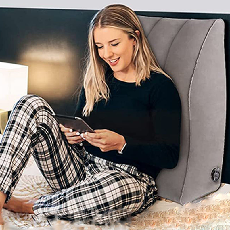 Travesseiros de perna de elevação de PVC Travesseiro de pé Travesseiro de perna inflável Almofada de joelho leve Travesseiro de cunha portátil