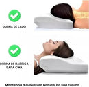 Travesseiro Cervical 2 em 1 – Suporte Ergonômico e Confortável