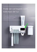 Dispenser Automático com Esterilizador UV - Higiene Bucal Livre de Bactérias