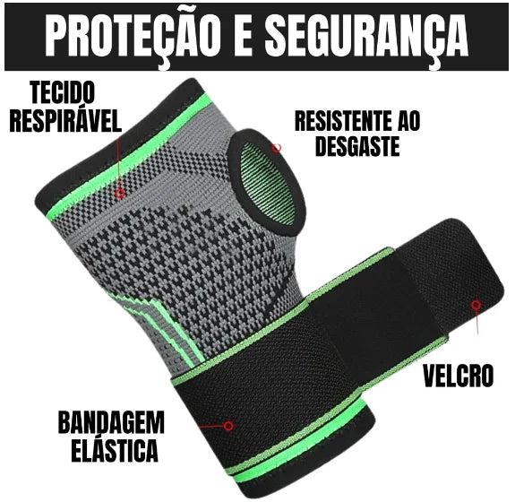 Munhequeira Ortopédica de Compressão – Alívio da Dor e Suporte para Tendinite