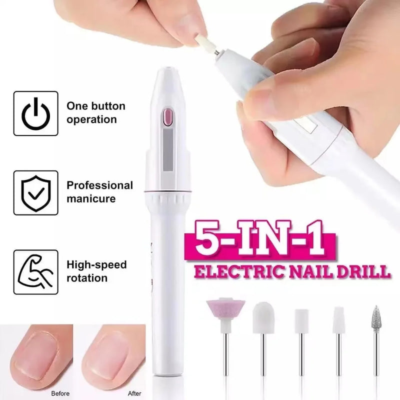 Lixadeira Elétrica para Unhas - Manicure e Pedicure Profissional em Casa