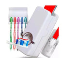 Dispenser Automático de Creme Dental com Suporte para Escovas - Praticidade e Higiene para o Seu Banheiro - Entrega de 4/5 dias