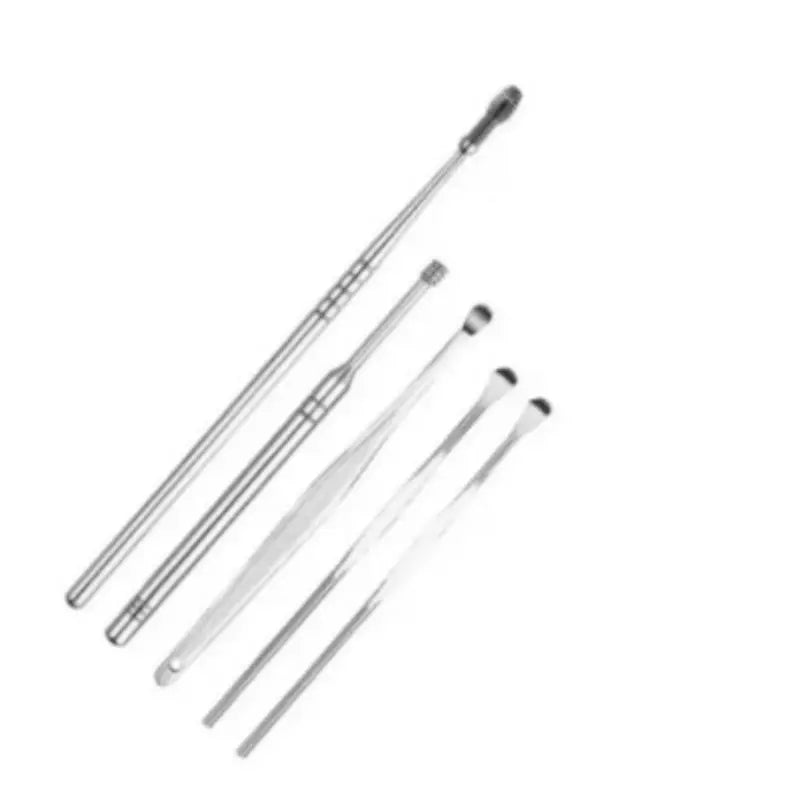 Kit Removedor de Cera de Ouvido com 6 Peças - Higiene e Segurança para sua Audição