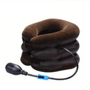 Coleira de Tração Cervical Inflável – Alívio Imediato para Dores no Pescoço e Correção Postural