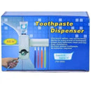 Dispenser Automático de Creme Dental com Suporte para Escovas - Praticidade e Higiene para o Seu Banheiro - Entrega de 4/5 dias
