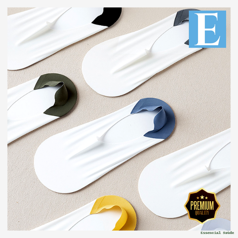 Meias Flex Confort com Tecnologia Revolucionária que Elimina 99.9% do Mau Odor em Minutos - Todos as cores (6 pares) / Único tamanho - 37 ao 45