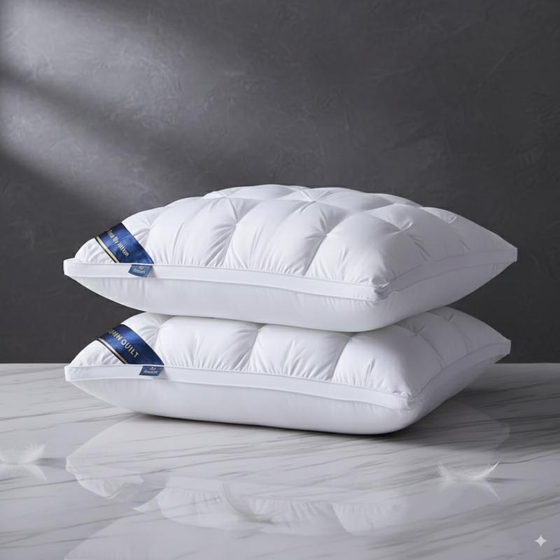 Travesseiro Hilton - Viva o luxo dos hotéis 5⭐ na sua casa  por R$297 - Leve 2 por apenas R$459 — muito mais vantagem do que levar 1 por R$297!