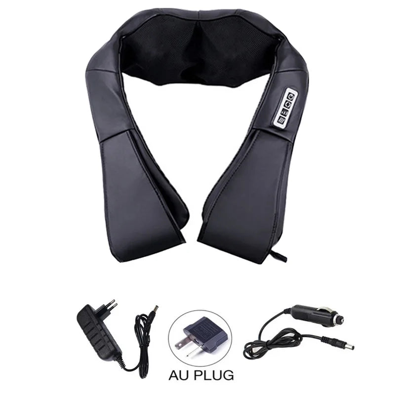 Massageador Shiatsu U-Shape com Infravermelho – Alívio de Dores e Relaxamento Completo