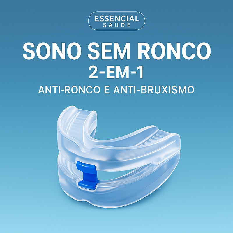Boquilha de Conforto Noturno 2-em-1 – Ajuste e Bem-Estar ao Dormir