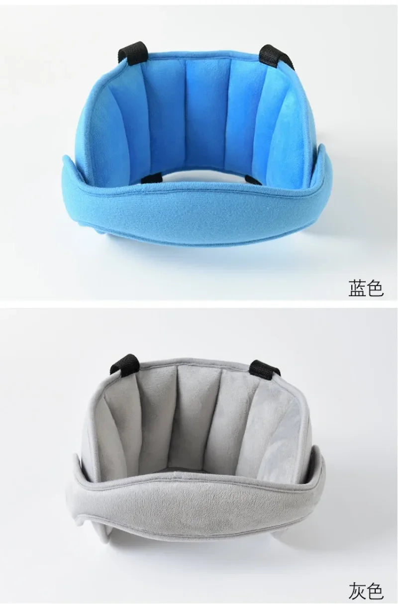 Assento de carro para bebês, suporte para cabeça, cinto de fixação ajustável para meninos e meninas, posicionador de sono, travesseiros de segurança para viagens