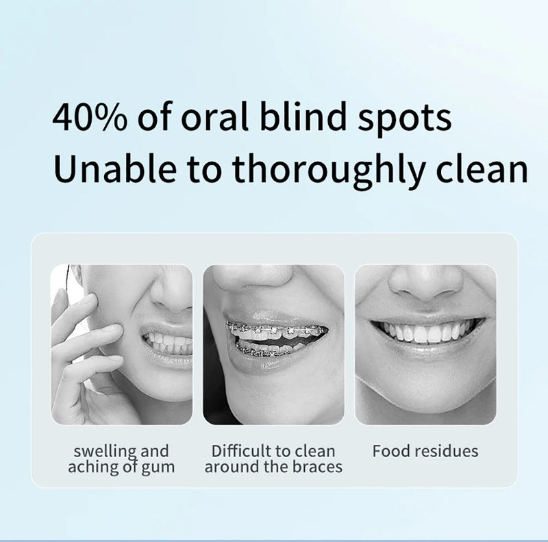 Dentes água flosser elétrica irrigador oral portátil casa limpeza dental recarregável à prova dwaterproof água ferramenta de remoção tártaro