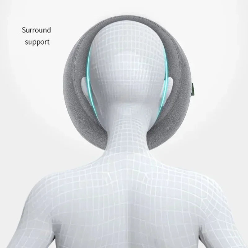 Travesseiro Ortopédico para Dormir de Bruços – Suporte Ergonômico com Espuma de Memória