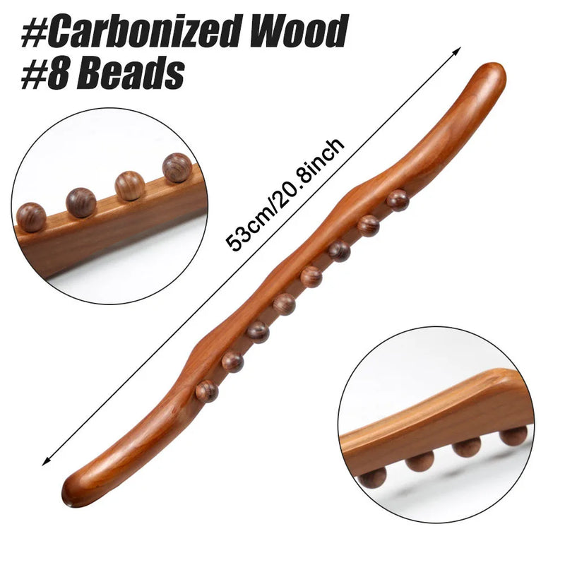 Bastão de Massagem em Madeira