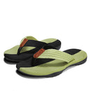 Chinelos masculinos verão flip flops marca moda ao ar livre confortável casual slides sapatos antiderrapantes sandálias de praia 6 cores