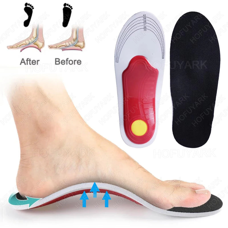 Palmilha Ortopédica Masculina com Suporte de Arco Alto