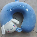Animal dos desenhos animados em forma de u travesseiro de espuma de memória recuperação lenta pescoço apoio carro viagem nap travesseiro confortável tecido macio