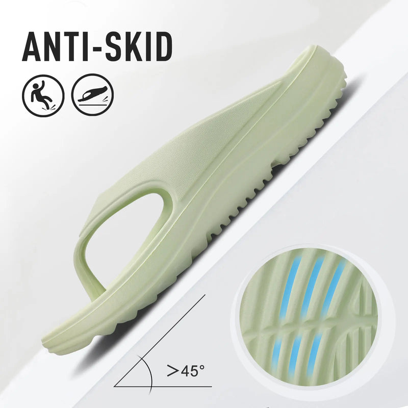 Shevalues sandálias ortopédicas masculinas moda casais praia flip flop verão ao ar livre sandálias macias com suporte de arco slides de banheiro