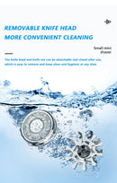 Mini Barbeador Elétrico Portátil com Display Digital