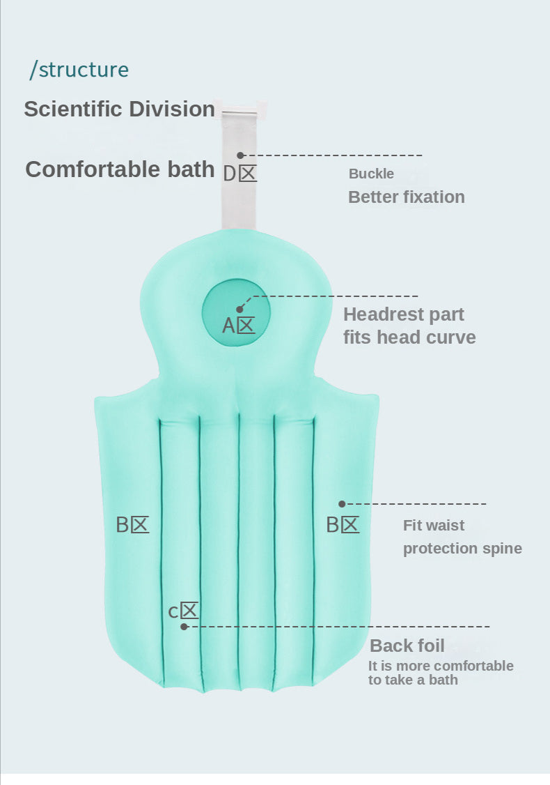 Travesseiro de banho adulto, corpo inteiro, spa, banheira, almofada de banho, pescoço, costas, relaxamento, corpo inteiro, spa, descanso de cabeça, travesseiro, antiderrapante, amortecido