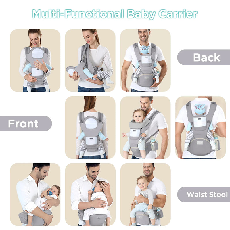 Mochila Ergonômica Canguru Baby Carrier Hipseat