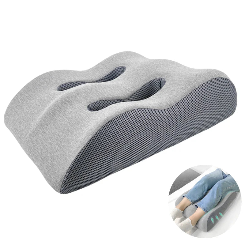 Almofada ergonômica de espuma de memória para pernas e pés, almofada de suporte para alívio do estresse, massagem, suporte para o corpo para grávidas