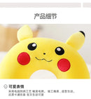 Travesseiro de pescoço em forma de u, brinquedo fofo de cochilo, anime pikachu, espuma de memória, travesseiro de viagem macio, travesseiro de dormir para almoço