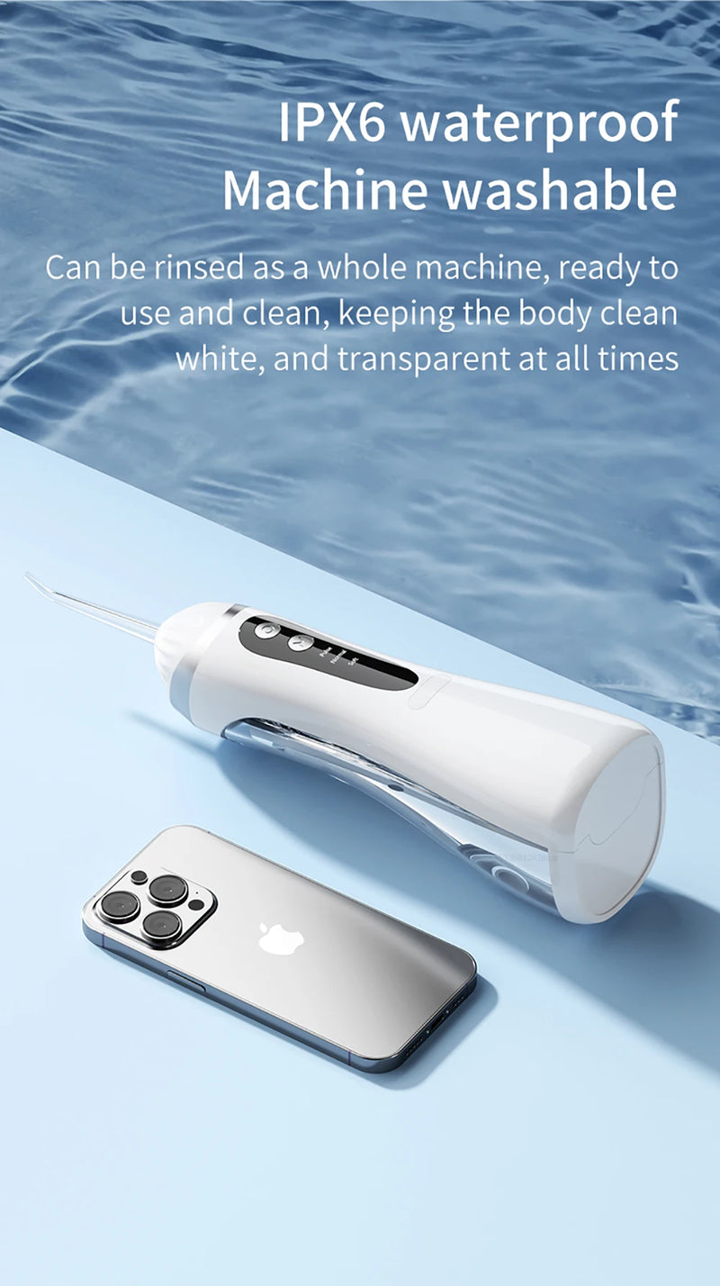 Dentes água flosser elétrica irrigador oral portátil casa limpeza dental recarregável à prova dwaterproof água ferramenta de remoção tártaro