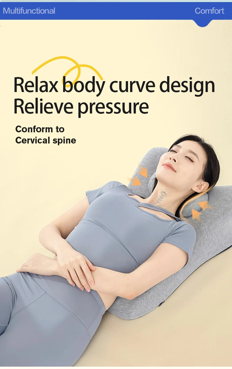 Travesseiro Multifuncional de Espuma Viscoelástica para Conforto Total