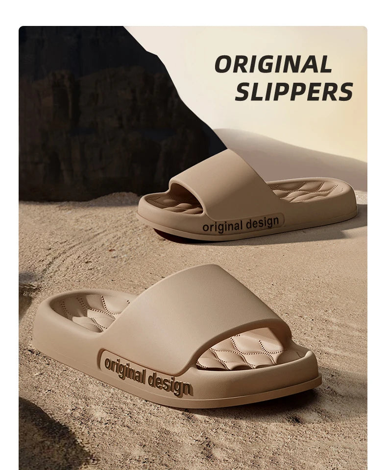 Asgard chinelos de verão masculinos 2025 novo interior antiderrapante chinelos de banheiro conforto sola grossa sapatos de praia masculino chinelos macios de eva