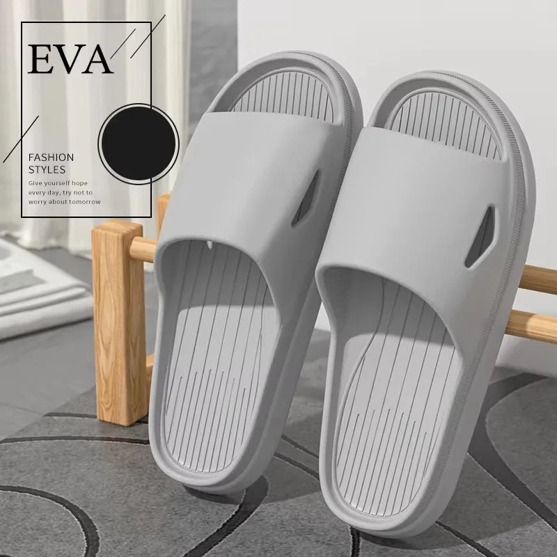 ZHIDA Antiderrapante Slides Leve Dedo Aberto Chinelos de Secagem Rápida Interior Exterior Banheiro Praia Verão Interior Exterior Eva Chinelos