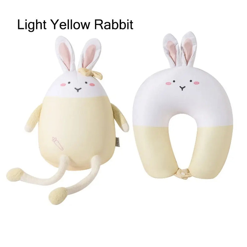 2 em 1 em forma de u bonito pinguim pescoço travesseiro viagem pescoço travesseiro mutável dos desenhos animados pescoço travesseiro para acampamento caminhadas