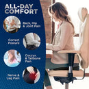 Almofada Ortopédica Ergonômica – Suporte para Quadril, Lombar e Coluna com Espuma de Memória