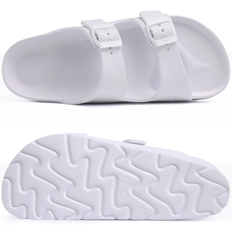 Kidlmi nova moda feminina sandálias confortáveis chinelos femininos de alta qualidade eva chinelos antiderrapantes macios chinelos integrados