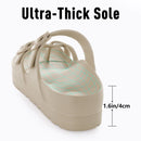 Kidlmi nova moda feminina sandálias confortáveis chinelos femininos de alta qualidade eva chinelos antiderrapantes macios chinelos integrados