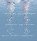 Dentes água flosser elétrica irrigador oral portátil casa limpeza dental recarregável à prova dwaterproof água ferramenta de remoção tártaro