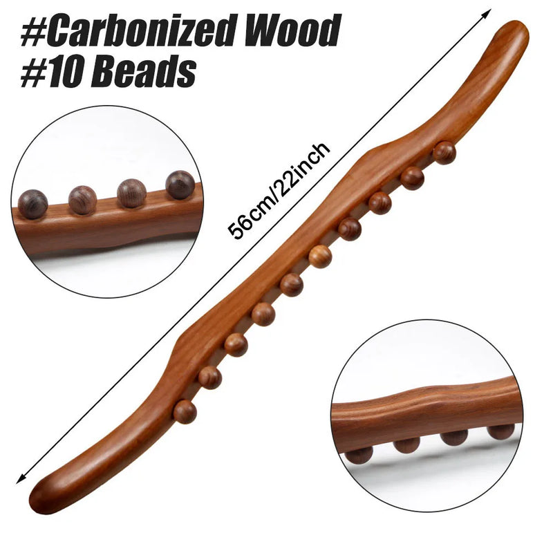 Bastão de Massagem em Madeira