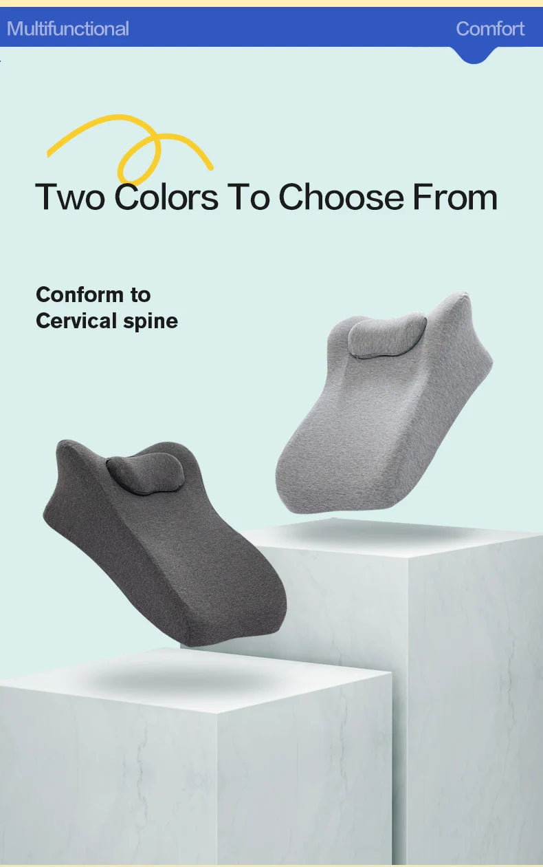 Travesseiro Multifuncional de Espuma Viscoelástica para Conforto Total