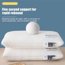 Travesseiro de pescoço 3D com alta elasticidade e sem colapso, proteção macia para pescoço, travesseiro de dormir para uma pessoa, roupa de cama para casa de hotel