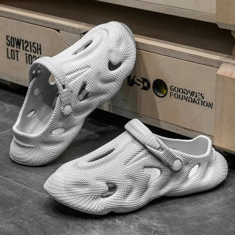 Eva Sandal Lightweight Summer Slippers For Men And Women Breathable Non-Slip EVA Dry Wedges Platform Sandals Fashion Outdoor Wea