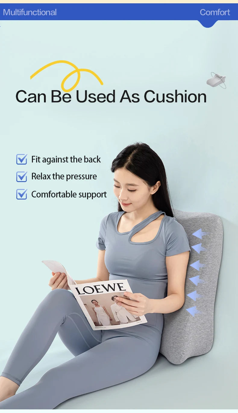 Travesseiro Multifuncional de Espuma Viscoelástica para Conforto Total