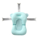 Anti-derrapante assento de almofada de banho flutuante para bebê recém-nascido, travesseiro anti-derrapante, suporta conforto e apoio, 0-12 meses