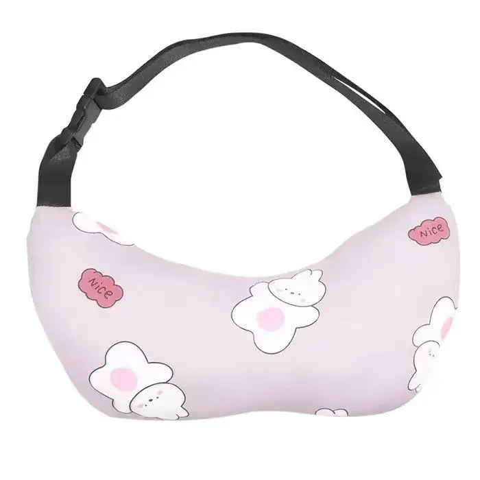 Pacote com 2 adoráveis almofadas de assento de carro ultramacio com cinto seguro – garantem cochilos refiados na marcha - Amagi de segurança aprimorada