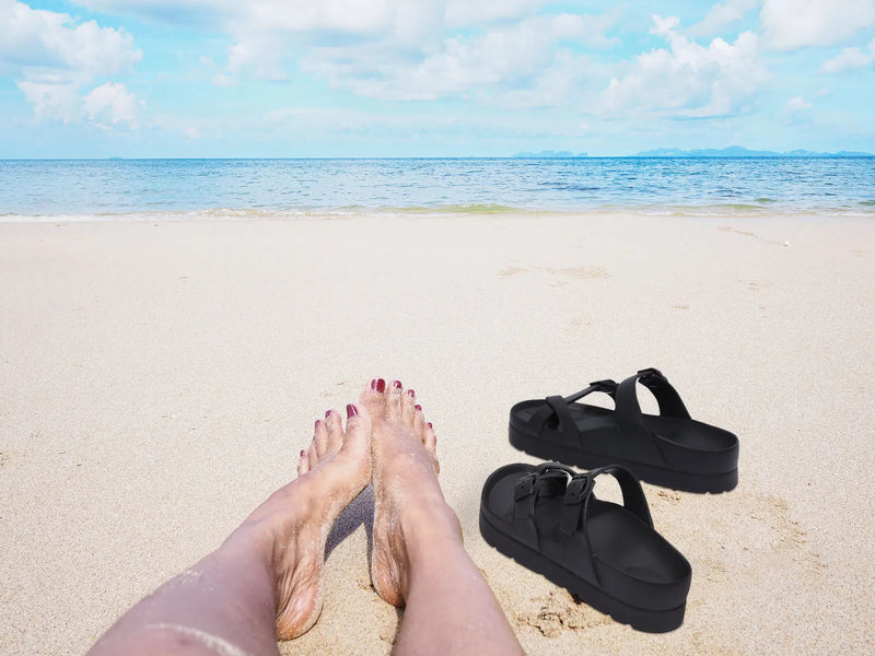 Kidlmi nova moda feminina sandálias confortáveis chinelos femininos de alta qualidade eva chinelos antiderrapantes macios chinelos integrados