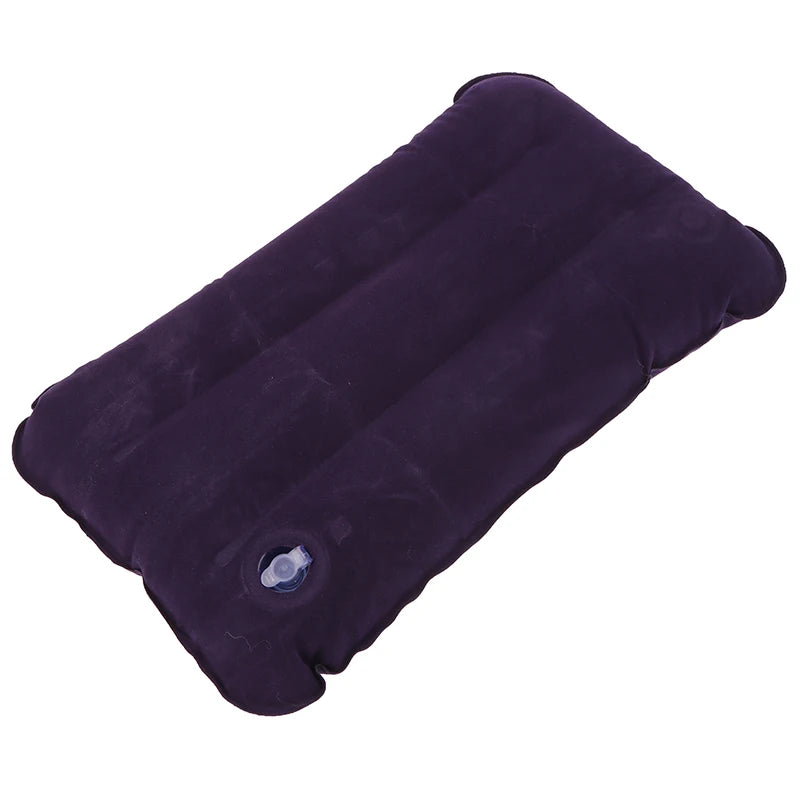 Travesseiro inflável portátil de pvc, travesseiro de ar para dormir, acampamento, viagem, caminhadas ao ar livre, vôo, dobrável, descanso de cabeça