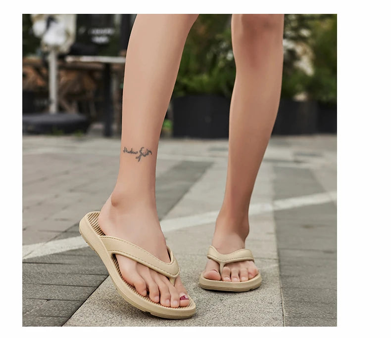 Eva homens flip flops verão durável sandálias de praia interior ao ar livre antiderrapante casal chinelos confortáveis casuais sandálias planas