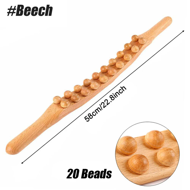 Bastão de Massagem em Madeira