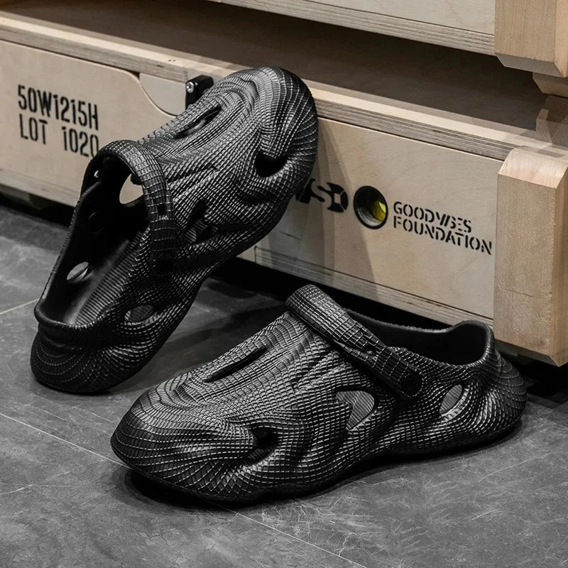 Eva Sandal Lightweight Summer Slippers For Men And Women Breathable Non-Slip EVA Dry Wedges Platform Sandals Fashion Outdoor Wea