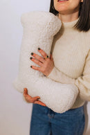 Ins abc 26 lã de cordeiro carta travesseiro sono calmante travesseiro fundo tiro adereços travesseiro chá de bebê festa presente