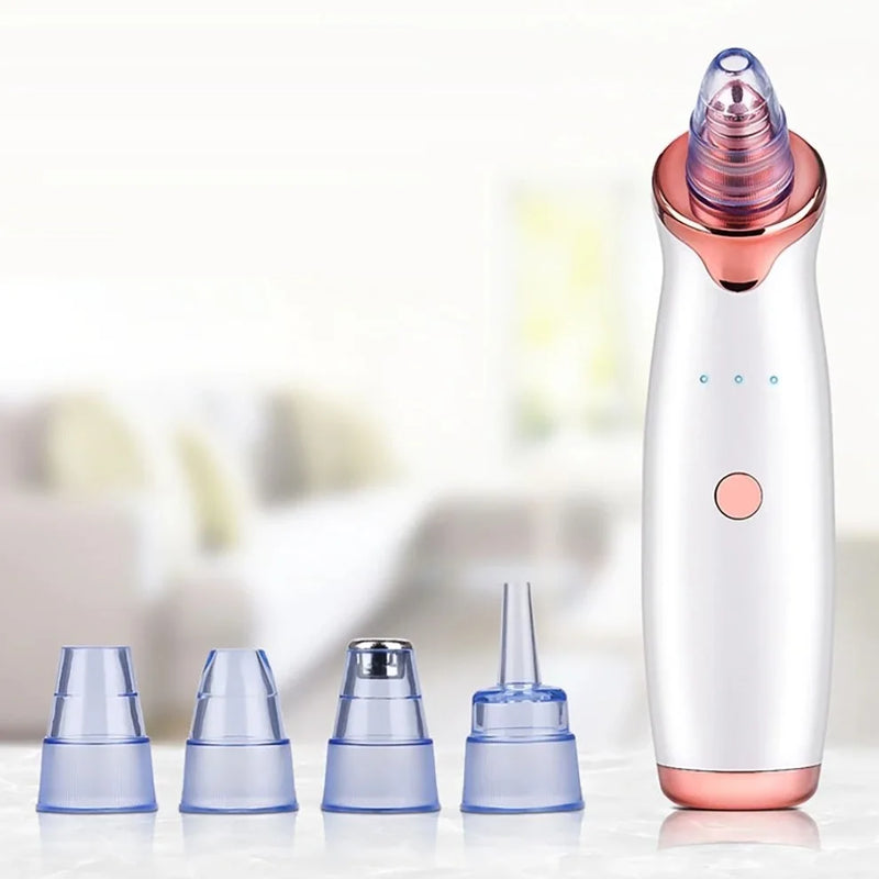 Removedor de Cravos e Espinhas a Vácuo - Pele Livre de Impurezas em Minutos!