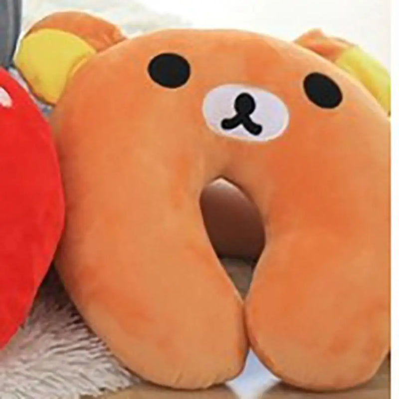 10 cores em forma de u pelúcia sono pescoço proteção travesseiro almofada de escritório bonito adorável travesseiros de viagem para crianças/adultos